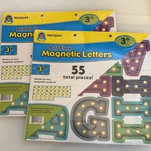 Magnetic Letters - White Board